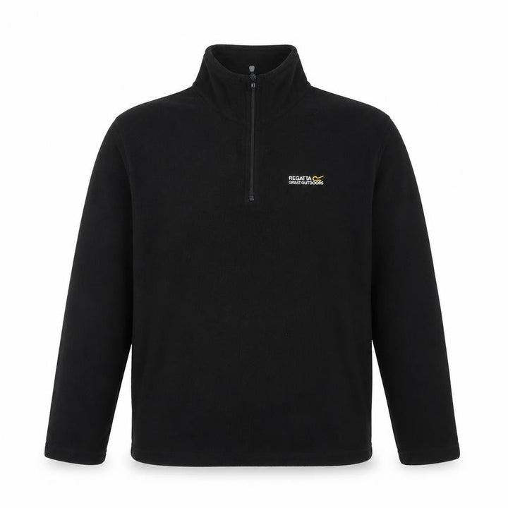 Regatta Men's Black Fleece 1/2 Zip Pullover Sweatshirt S