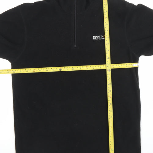 Regatta Men's Black Fleece 1/2 Zip Pullover Sweatshirt S
