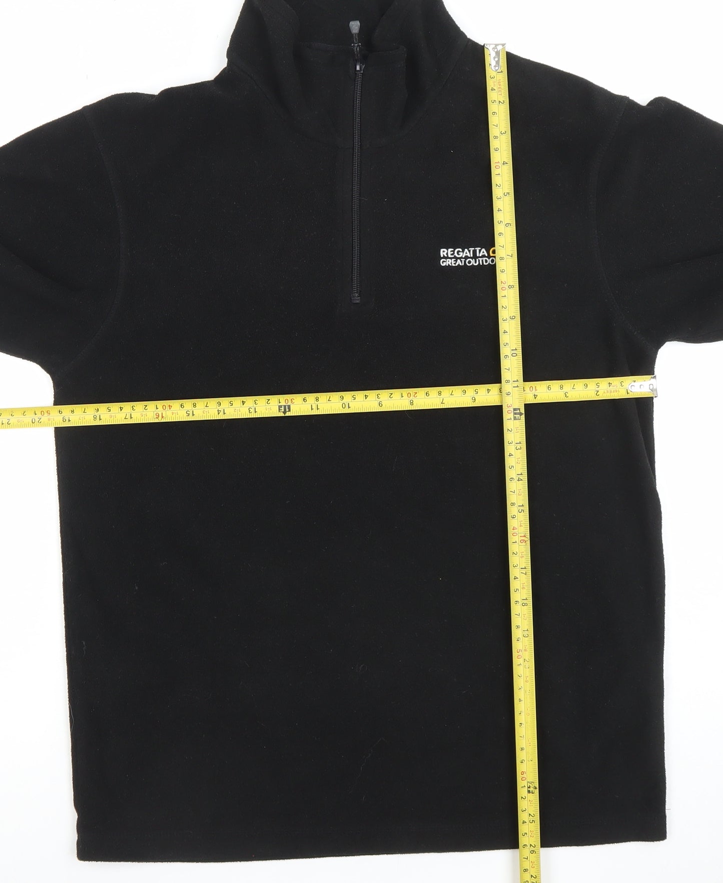 Regatta Men's Black Fleece 1/2 Zip Pullover Sweatshirt S