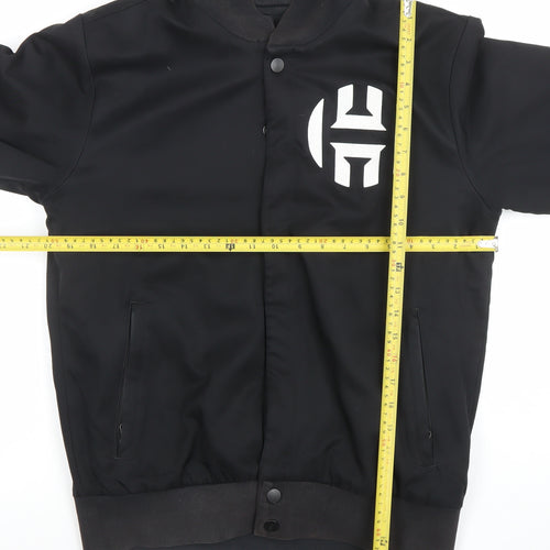 adidas Men’s Black Varsity Jacket S James Harden Basketball Logo