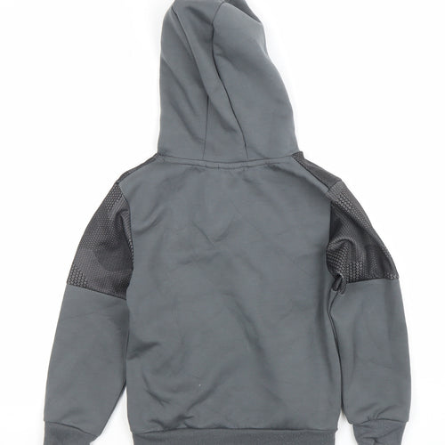 Primark Boys Grey PlayStation Hoodie 6-7 Years Pullover Cotton Blend