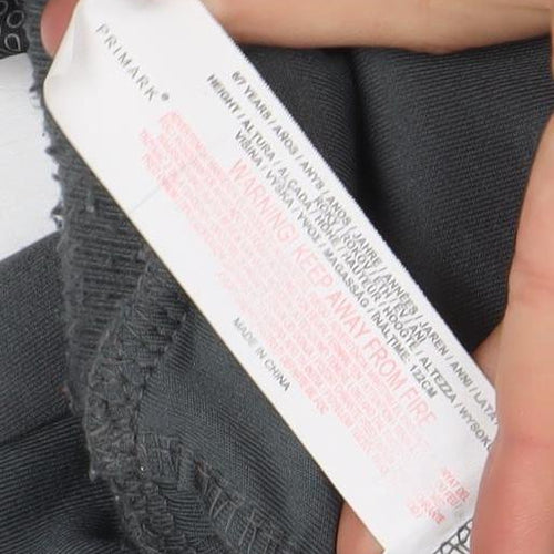 Primark Boys Grey PlayStation Hoodie 6-7 Years Pullover Cotton Blend