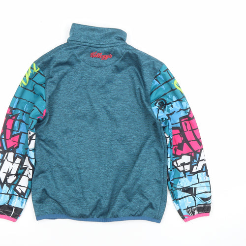 Masita Boys Blue Graphic 1/2 Zip Hoodie Polyester GAA Kellogg’s Camp 2A