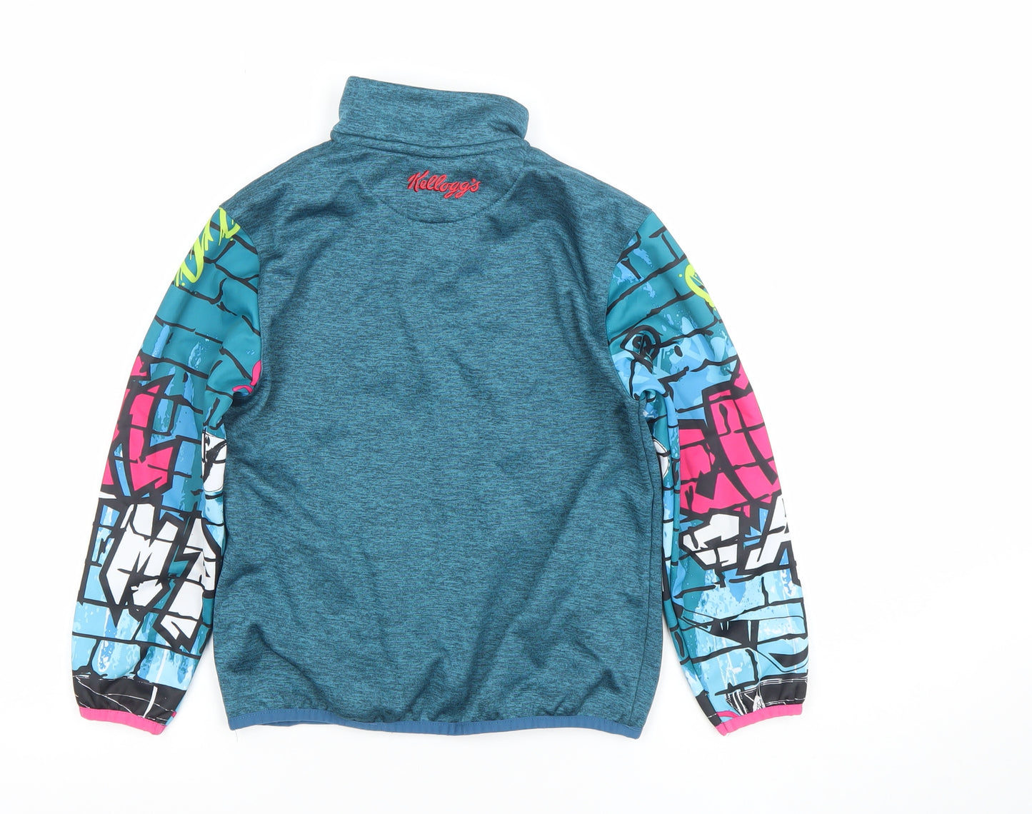 Masita Boys Blue Graphic 1/2 Zip Hoodie Polyester GAA Kellogg’s Camp 2A