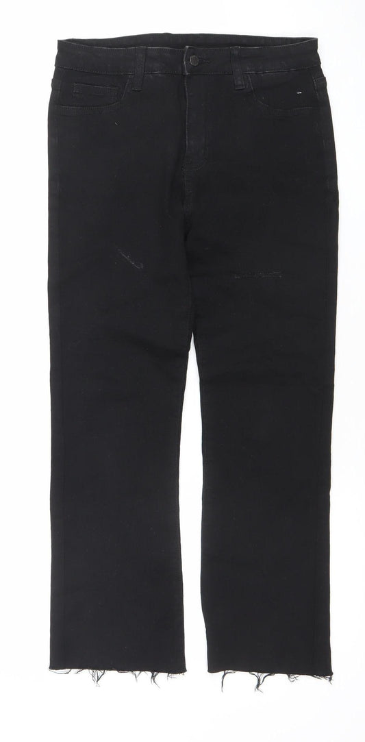 SHEIN Girls Black Skinny Jeans 11-12 Years Stretch Denim Casual