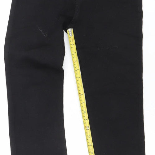 SHEIN Girls Black Skinny Jeans 11-12 Years Stretch Denim Casual
