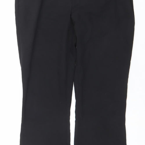 Dunnes Women's Black Size 10 Straight Leg Trousers