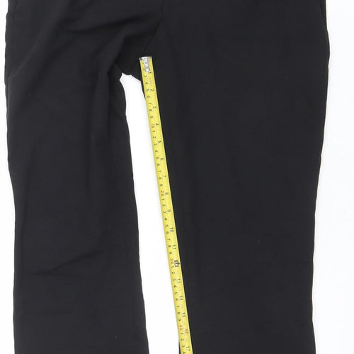 Dunnes Women's Black Size 10 Straight Leg Trousers