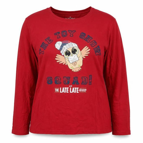RTÉ Late Late Toy Show Red Graphic Long Sleeve Womens XL T-Shirt