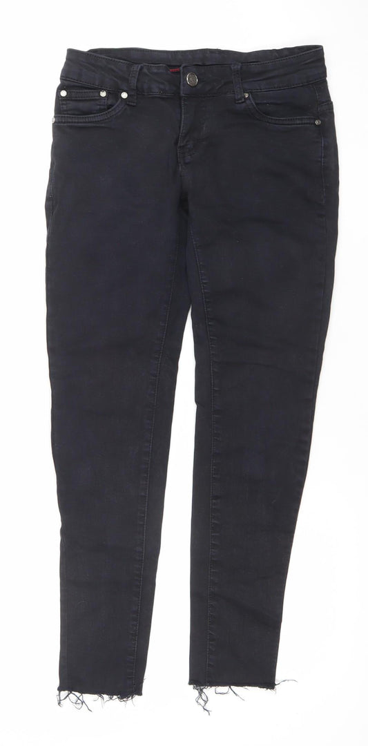 Sinsay Womens Black Mid Rise Skinny Stretch Jeans Size M