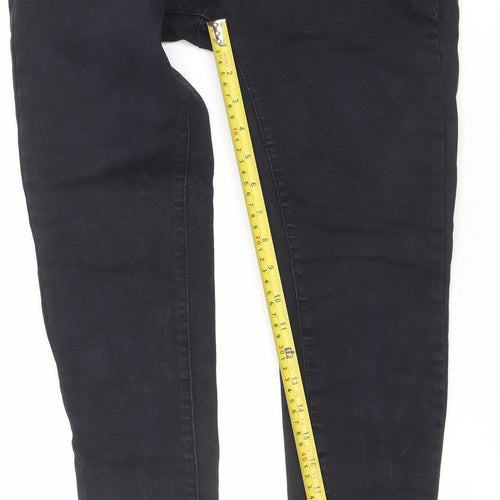 Sinsay Womens Black Mid Rise Skinny Stretch Jeans Size M
