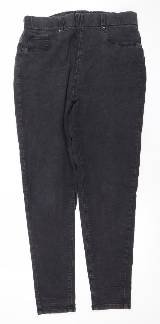 Yours for Good Women's Black Plus Size 16 Jegging Jeans