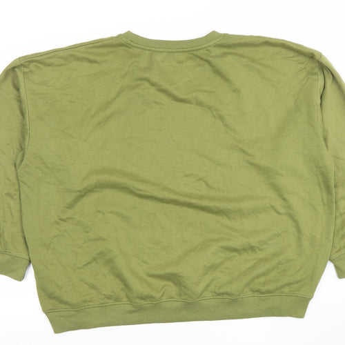 Heartbreak Women’s Green 2XL Crew Neck Pullover Sweatshirt