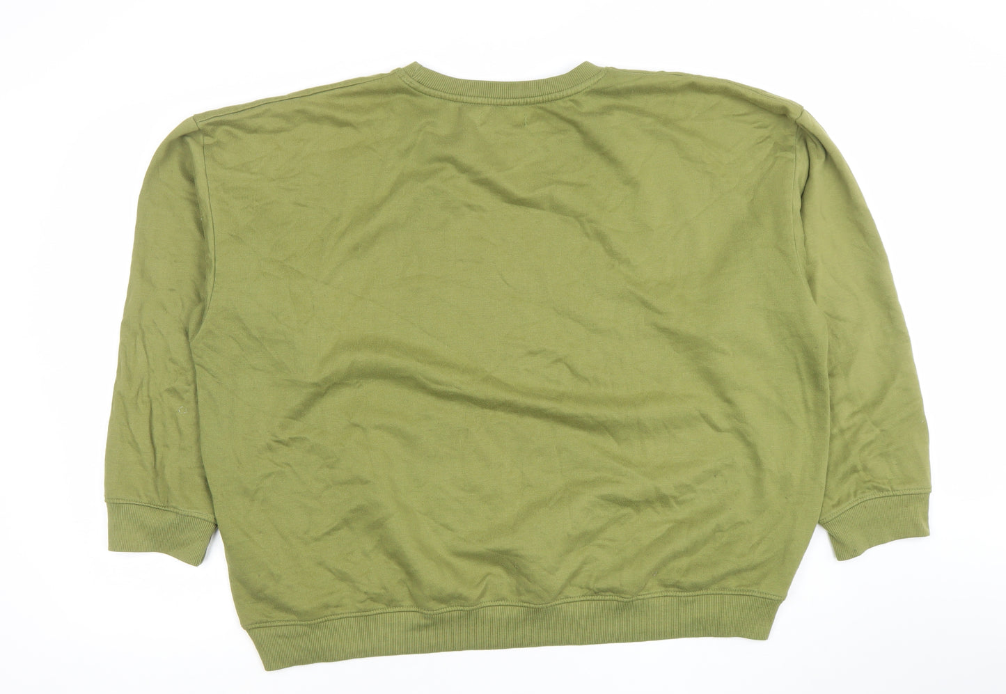 Heartbreak Women’s Green 2XL Crew Neck Pullover Sweatshirt