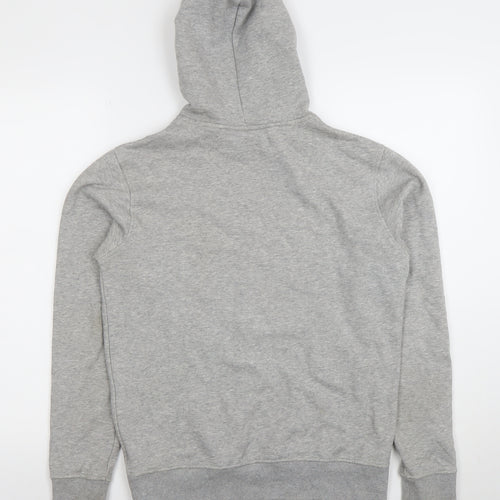 FILA Black Line Men's Grey Pullover Hoodie XS Logo Sports Style