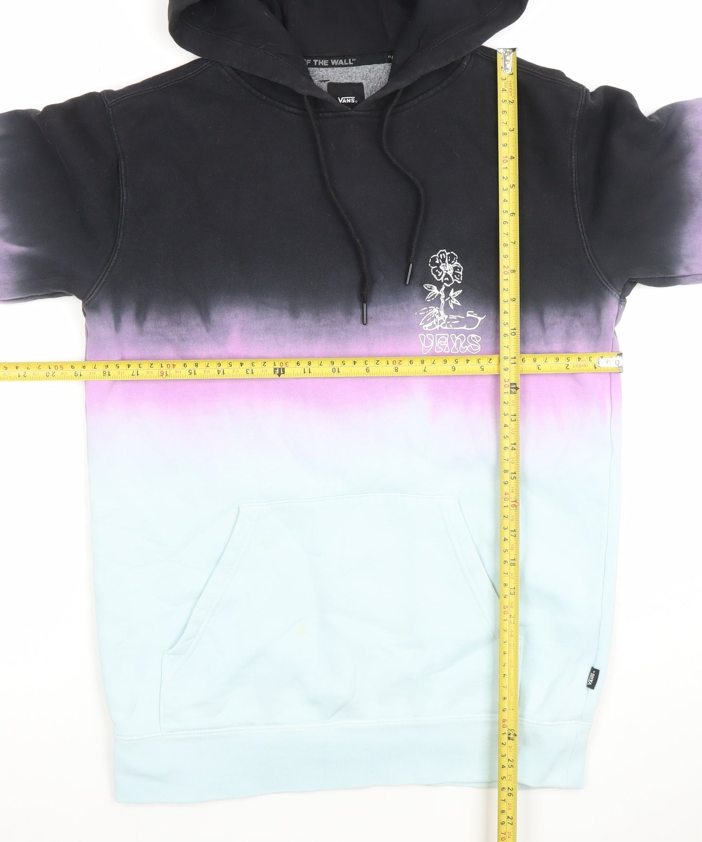 Vans Men's Multicoloured XS Pullover Hoodie Graphic Fleece