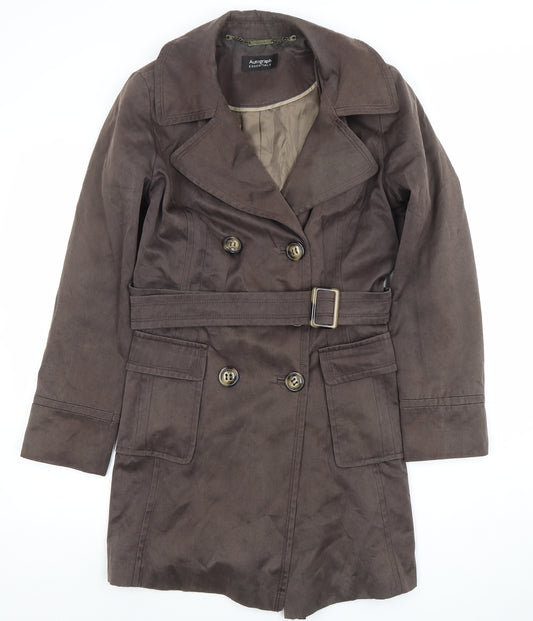 Marks and Spencer Women’s Brown Belted Trench Coat Size 12