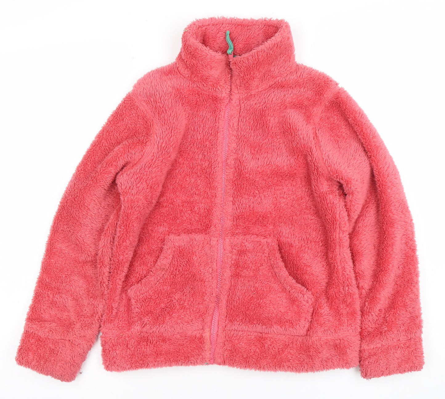 Mini Boden Girls Pink Fleece Full Zip Jacket 9-10 Years