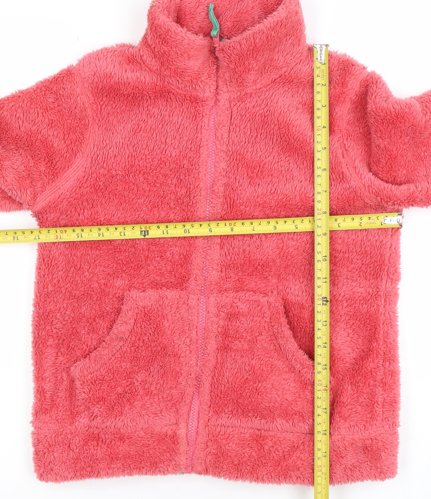 Mini Boden Girls Pink Fleece Full Zip Jacket 9-10 Years