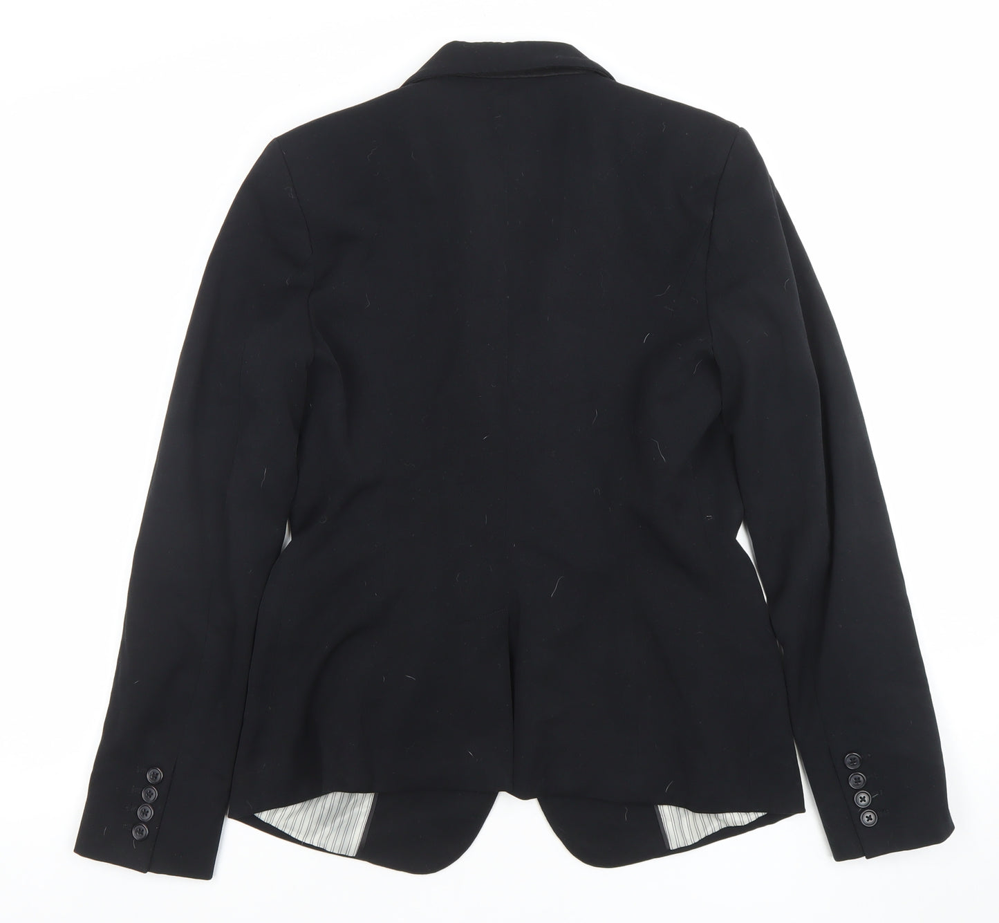 And Away Women's Black Size 8 Single-Breasted Lined Blazer