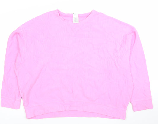 Victoria’s Secret PINK Women’s Pink XL Pullover Sweatshirt 100% Cotton