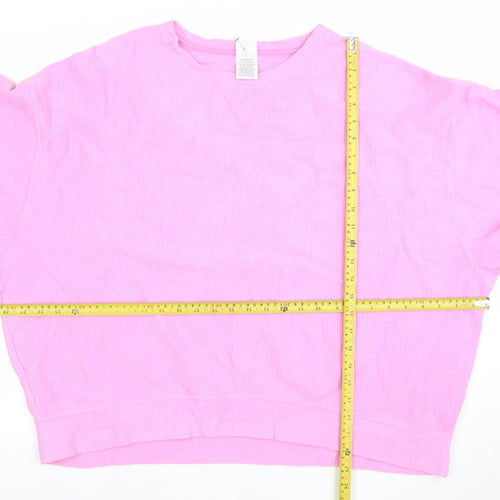 Victoria’s Secret PINK Women’s Pink XL Pullover Sweatshirt 100% Cotton