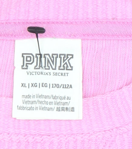 Victoria’s Secret PINK Women’s Pink XL Pullover Sweatshirt 100% Cotton