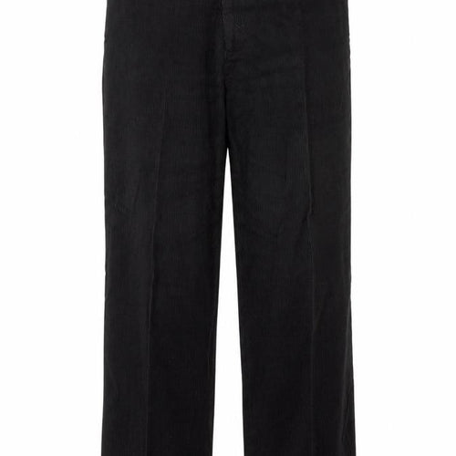 Easy Essential Men's Black Corduroy Trousers Size 36 Short 100% Cotton