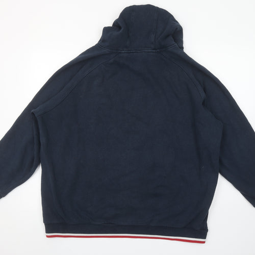 England Rugby Navy Hoodie XL Women's Pullover Hooded Sweatshirt