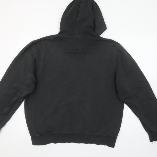 Nike Men's Black Pullover Hoodie L Regular Fit Sports Fleece