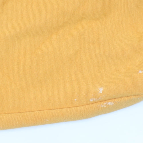 Marks and Spencer Women Yellow Drawstring Crew Neck Pullover Sweatshirt XS