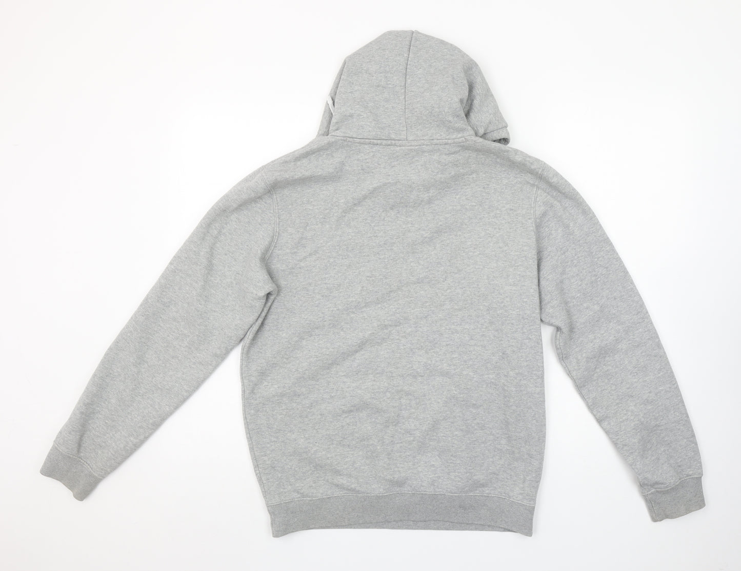 Champion Men's Grey Pullover Hoodie Small Logo Fleece Sweatshirt