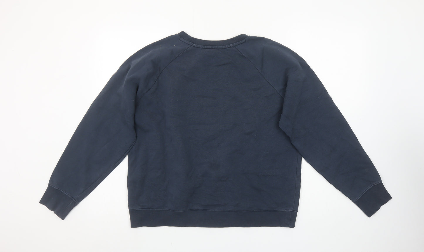 Beaufort & Blake Navy Cotton Crew Neck Sweatshirt M Women