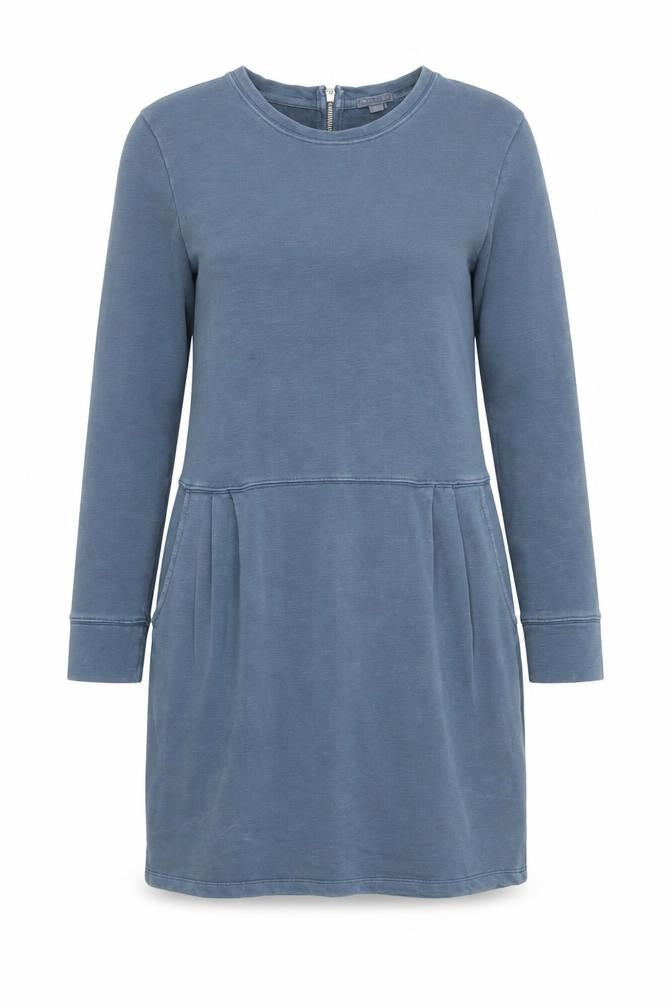 Gap Women’s Blue Cotton Long Sleeve T-Shirt Dress Size 12