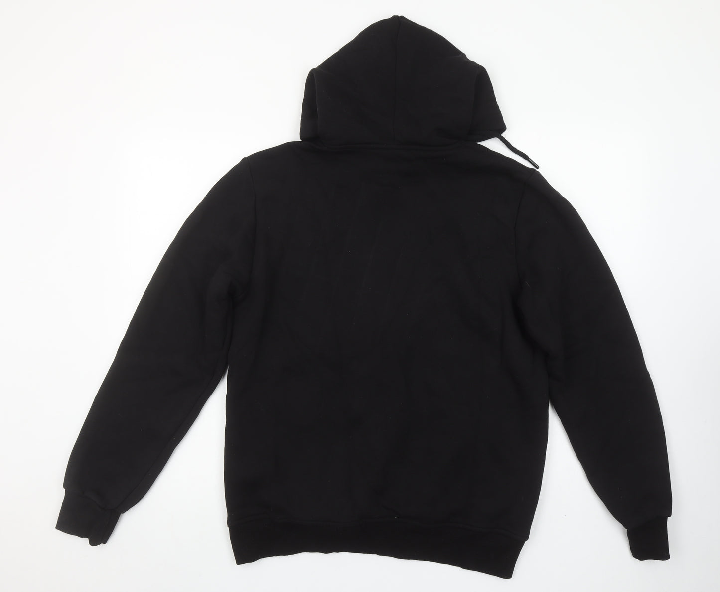 Invictus Paris Men’s Black Pullover Hoodie M Embroidered Logo Cotton