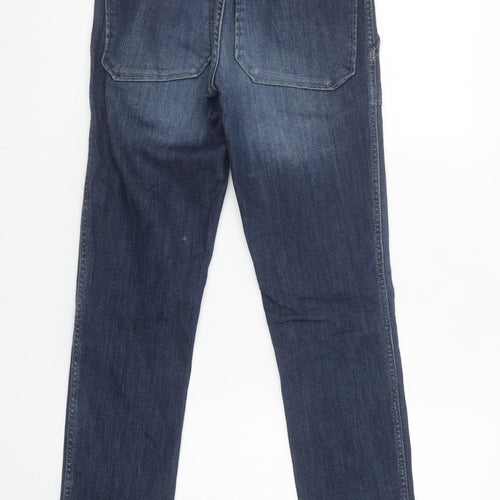 ba&sh Womens Blue Straight Leg Mid Rise Denim Jeans XS