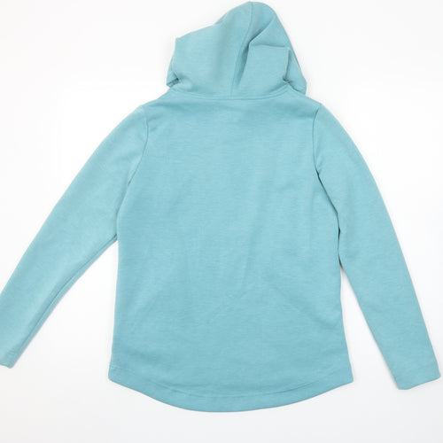 Dunnes Stores Womens Teal XS Full Zip Hoodie Polyester Blend