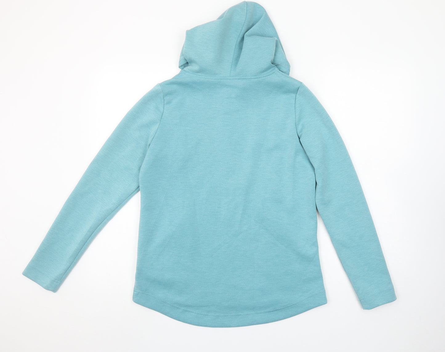 Dunnes Stores Womens Teal XS Full Zip Hoodie Polyester Blend