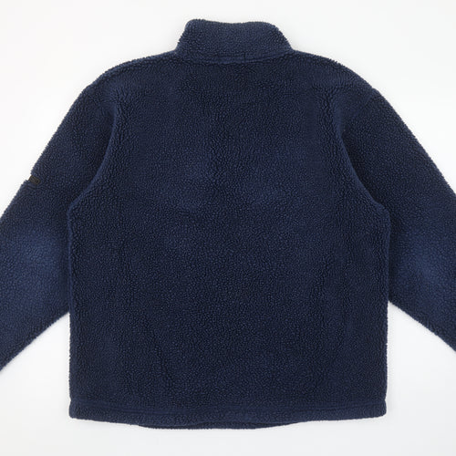 NX Men's Blue Fleece 1/4 Zip Pullover Sweatshirt Small