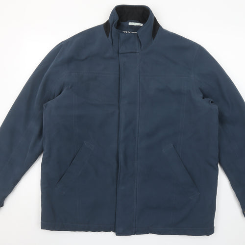 Kingston Men's Blue L Basic Lined Zip Jacket