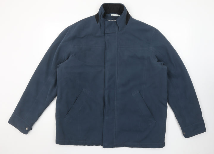Kingston Men's Blue L Basic Lined Zip Jacket