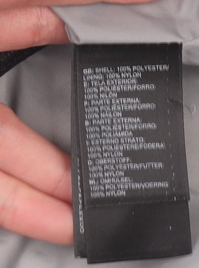 The North Face Girls Blue Hooded Waterproof Rain Jacket Size M