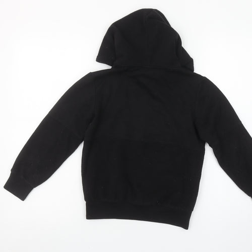 Champion Boys Black Hoodie Small 7-8 Years Pullover Cotton Blend