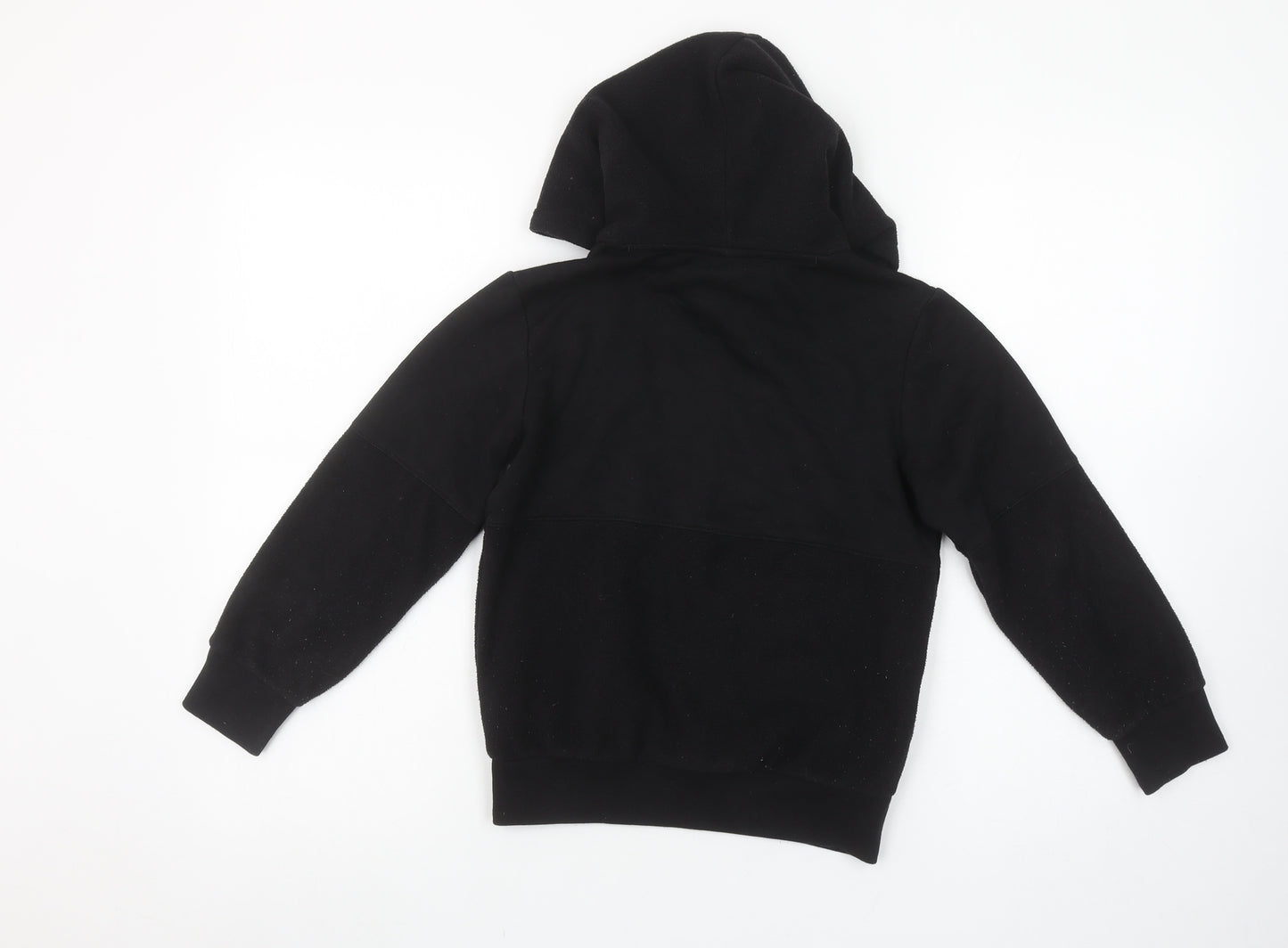 Champion Boys Black Hoodie Small 7-8 Years Pullover Cotton Blend