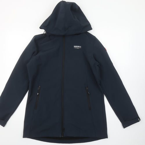 Nordberg Men's Blue Softshell Waterproof Hooded Jacket M