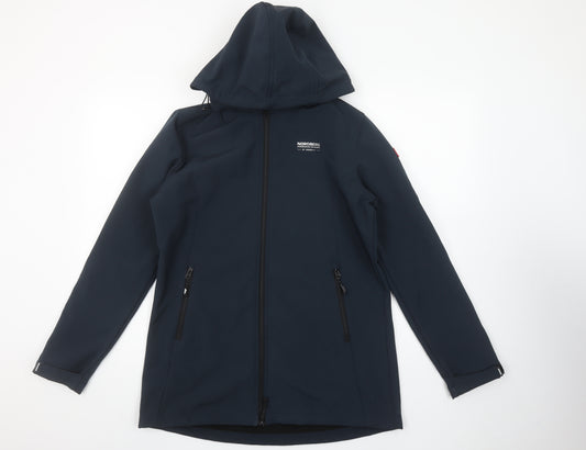 Nordberg Men's Blue Softshell Waterproof Hooded Jacket M
