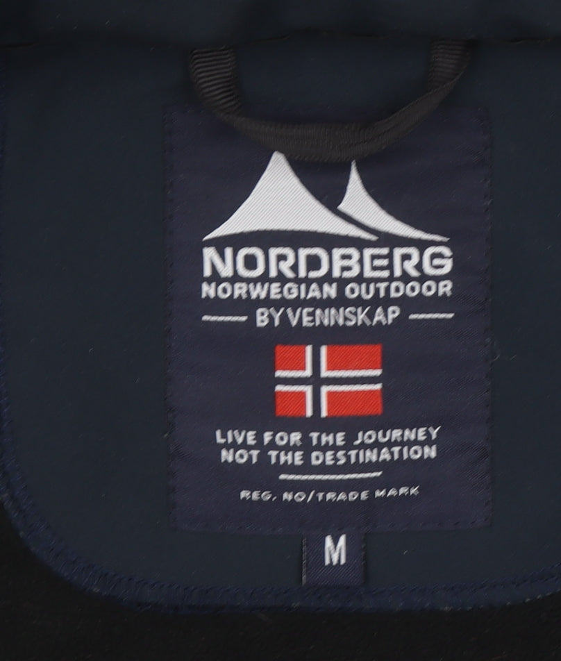 Nordberg Men's Blue Softshell Waterproof Hooded Jacket M