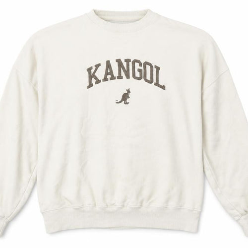 Pull&Bear x Kangol Women’s Beige Cotton Sweatshirt Size S