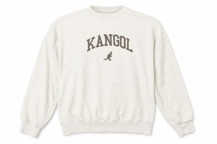 Pull&Bear x Kangol Women’s Beige Cotton Sweatshirt Size S