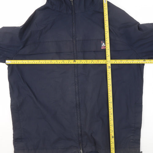 Marks and Spencer Blue Harbour Men's Blue M Windbreaker Hooded Jacket
